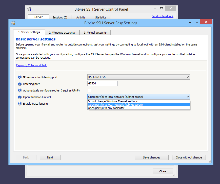 accessing ec2 bitvise ssh client